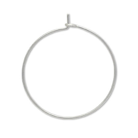 Hoop wire hoop No.1 rhodium collar