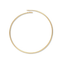Earrings wire hoop No.2 gold