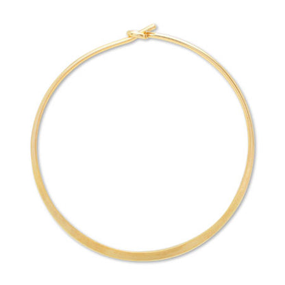 Earrings wire hoop No.3 gold
