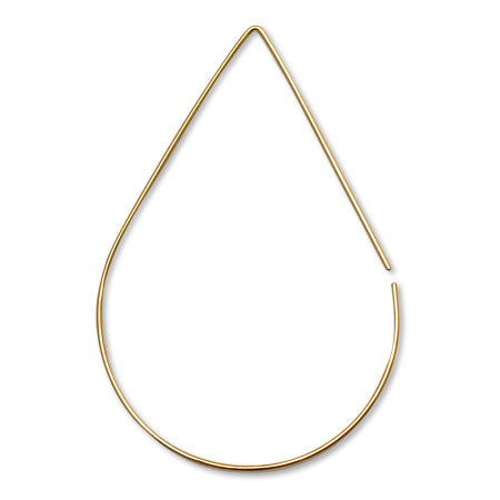 Earrings wire shizuku No.L1 gold
