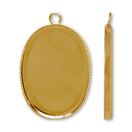 Mir dish: Cansuke (ellipse) gold