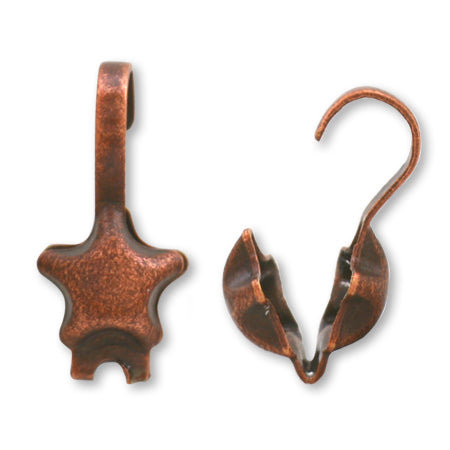 Deformed ball chip star copper antique