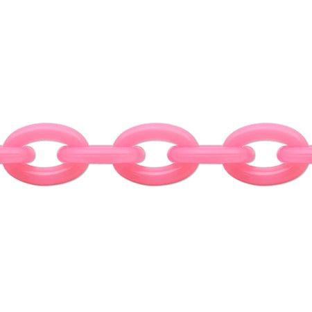 Plastic chain K-2 pink