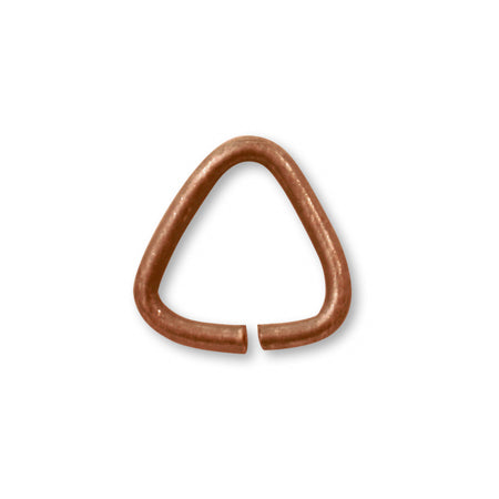 Triangle ring Copper antique beauty
