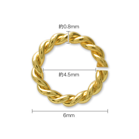 Design circle jumper twist gold