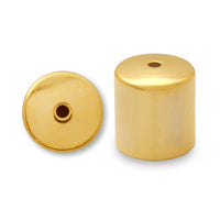 Cylindrical cap gold