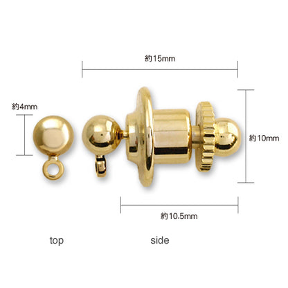 Tie tack set with ring gold