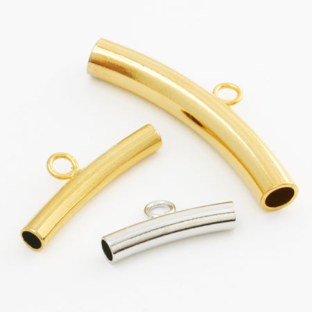 Bent pipe with ring gold