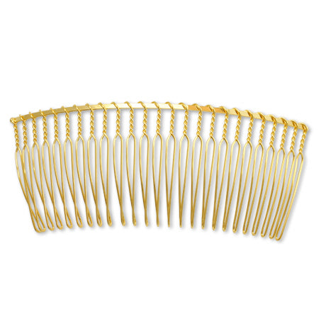 Hair fittings 25 comb gold