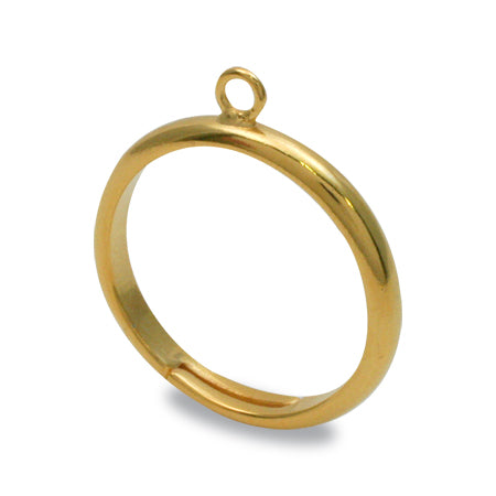 Ring stand with ring gold