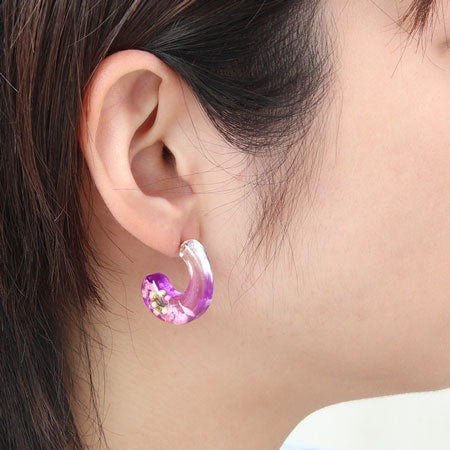 Fine silicone mold deformable ring &amp; ear hoop