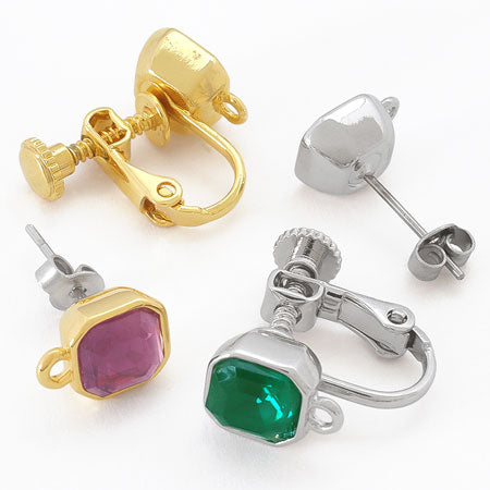 ピアス ステンレス 石座カン付 ＃4480 6mm ゴールド – 貴和製作所