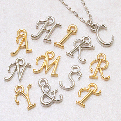 Charm initial a a gold