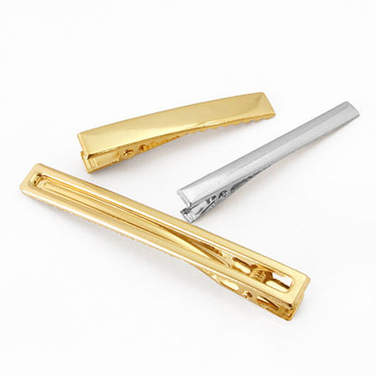 Flat Metal Clip Gold