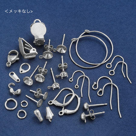 Stainless steel earrings U-shaped 4 fabric (SUS316L)