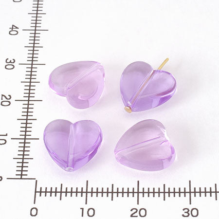 Acrylic Germany: Plante Heart: Clear Lavender