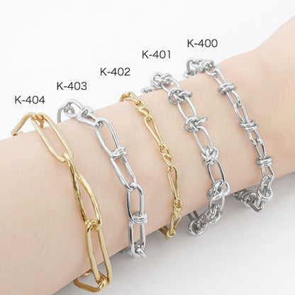 Chain K-402 Rhodium color