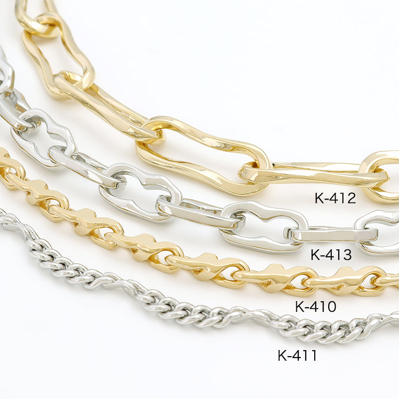 Chain K-412 Rhodium color – 貴和製作所オンラインストア