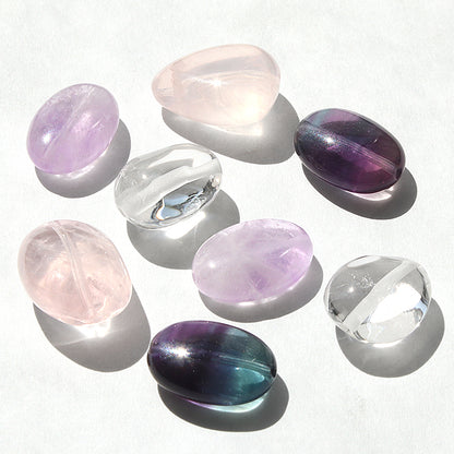 Natural stone oval lavender amethyst (natural)