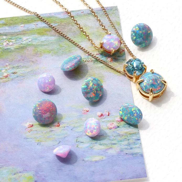 人工オパール(KYOTO OPAL) ラウンド パープル – 貴和製作所オンライン