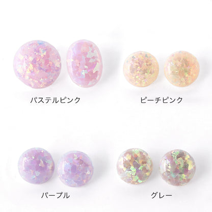 人工オパール(KYOTO OPAL)　ラウンド　グレー