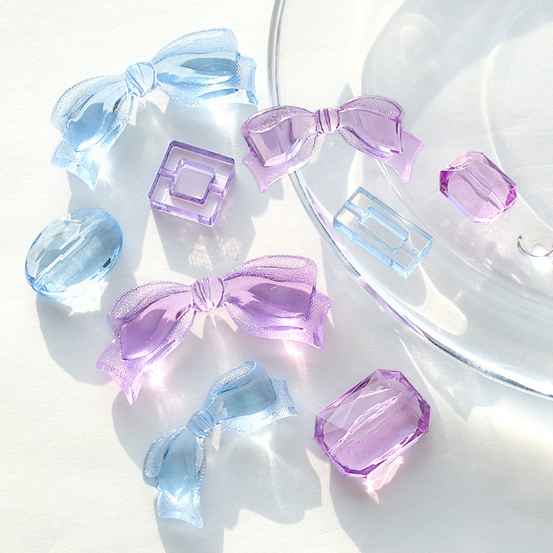 Acrylic Germany cheerful square crystal/purple