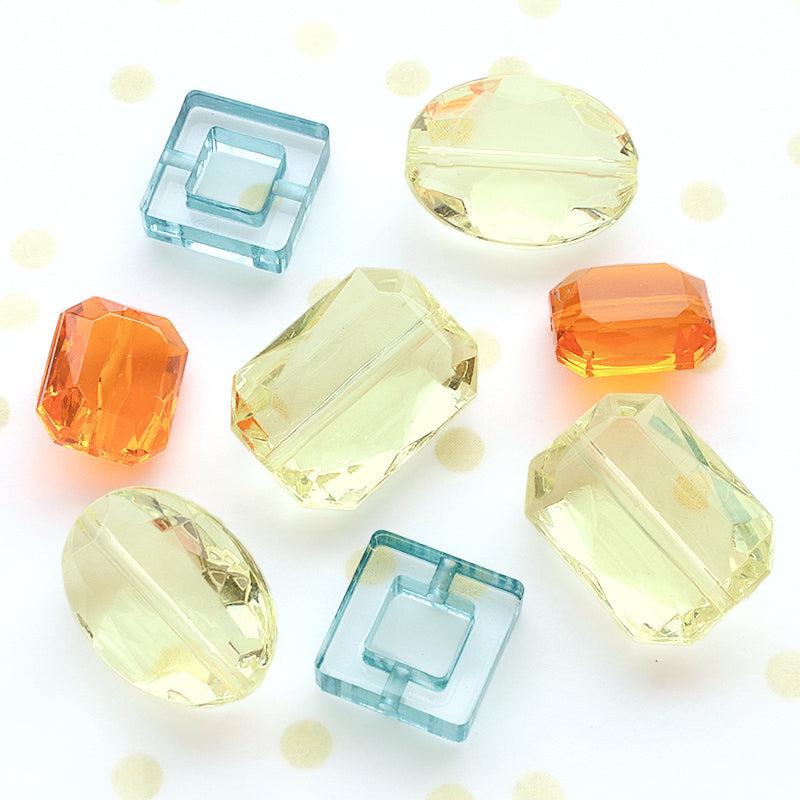 Acrylic Germany cheerful square crystal/emerald