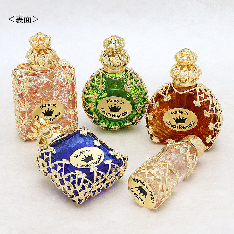 Perfume bottles cross flower black/G