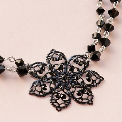 Italian Filigree parts approx. 33mm black