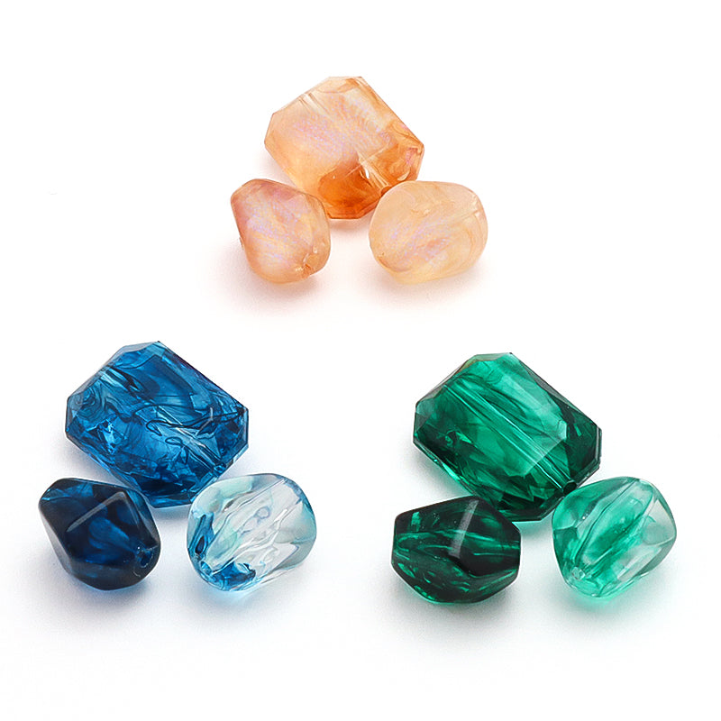 Acrylic German-made Rectangle 4 Clear Emerald