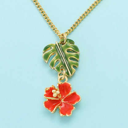 Charm Monstera Green/G