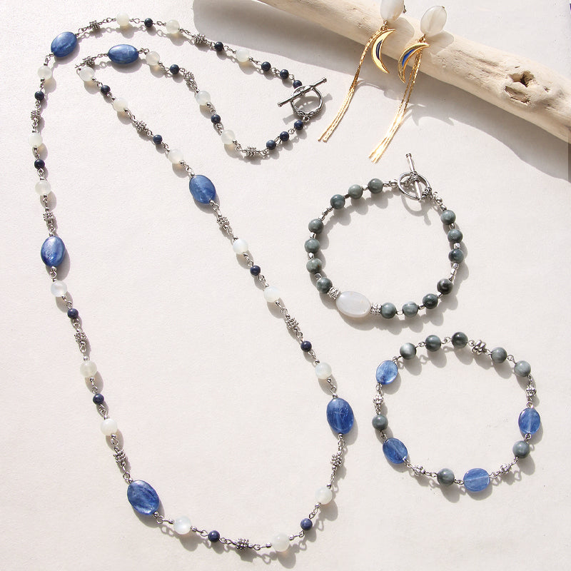 Natural stone Round Gray Moonstone (natural)