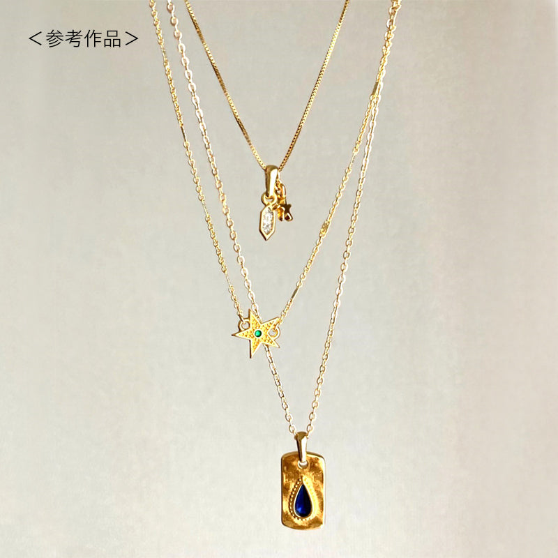 ギリシャパーツ ドロップレクタングル トップホール エメラルド/G – 貴