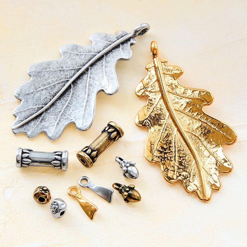 ギリシャパーツ フラワービーズ　銀古美