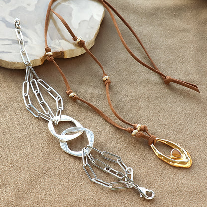 ギリシャパーツ ニュアンスドロップ　ブラック/銀古美