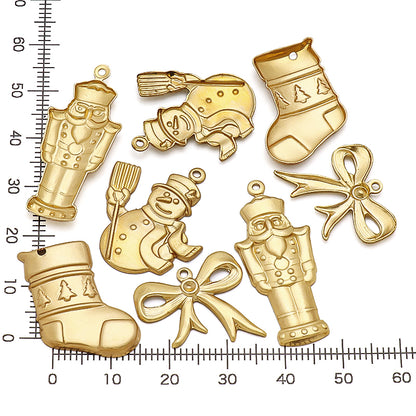 アメリカ チャーム スノーマン　生地