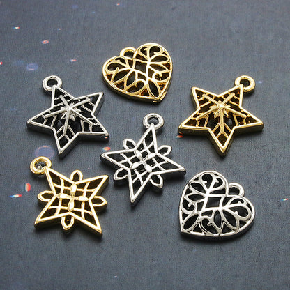 チャーム スカシスパークル　ロジウムカラー