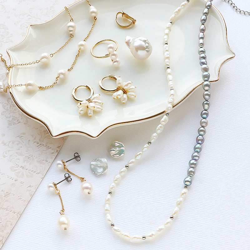 淡水パール ライス　ライトグレー