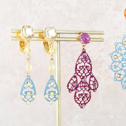 Italian filigree parts Botanica Lt. Blue