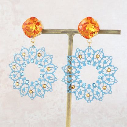 Italian filigree parts wreath wine