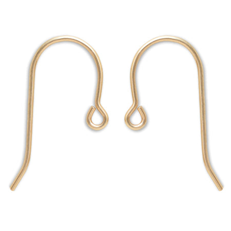 Large U-shaped earrings K14GF