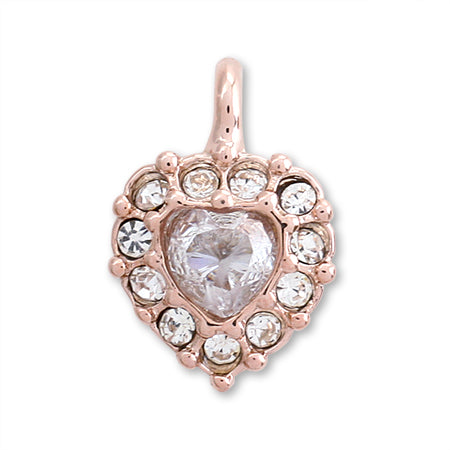 Domestic Cast Charm Heart 4: Pink Gold