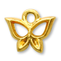 Domestic cast charm butterfly 1 gold