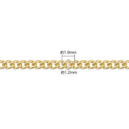 Chain necklace 135S rhodium color