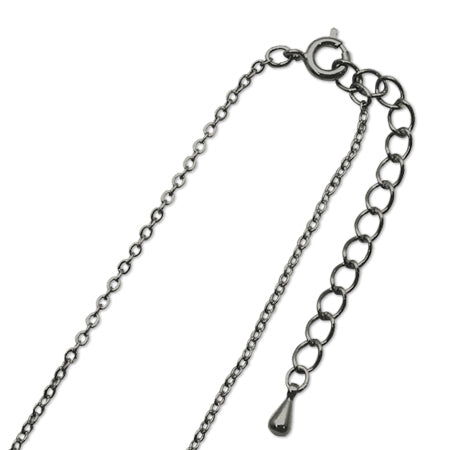 Chain necklace 235SF (with adjuster) Gunmetal