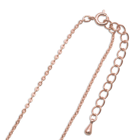 Chain necklace 235SF (with adjuster) pink gold