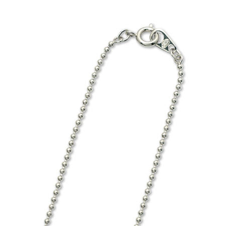 Chain Necklace b.c1.5mm rhodium collar