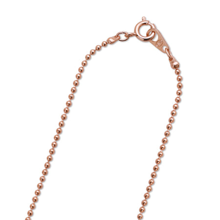 Chain necklace B.C 1.5mm pink gold