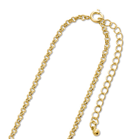 Chain necklace K-106 (with adjuster) gold
