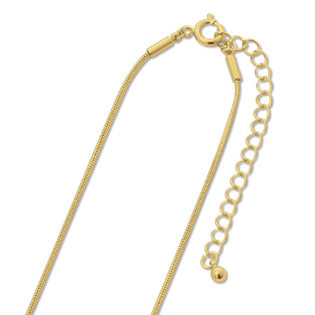 Gold chain necklace K - 109